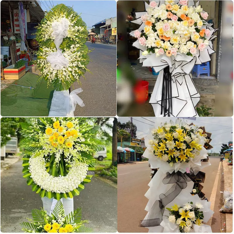 Đặt Hoa Đám Tang Chợ Mới, An Giang
