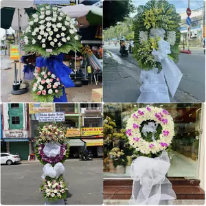 Đặt Hoa Đám Tang Hà Lam Thăng Bình
