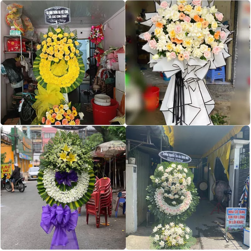 Đặt Hoa Đám Tang Phường Bảo An Khánh Hoà