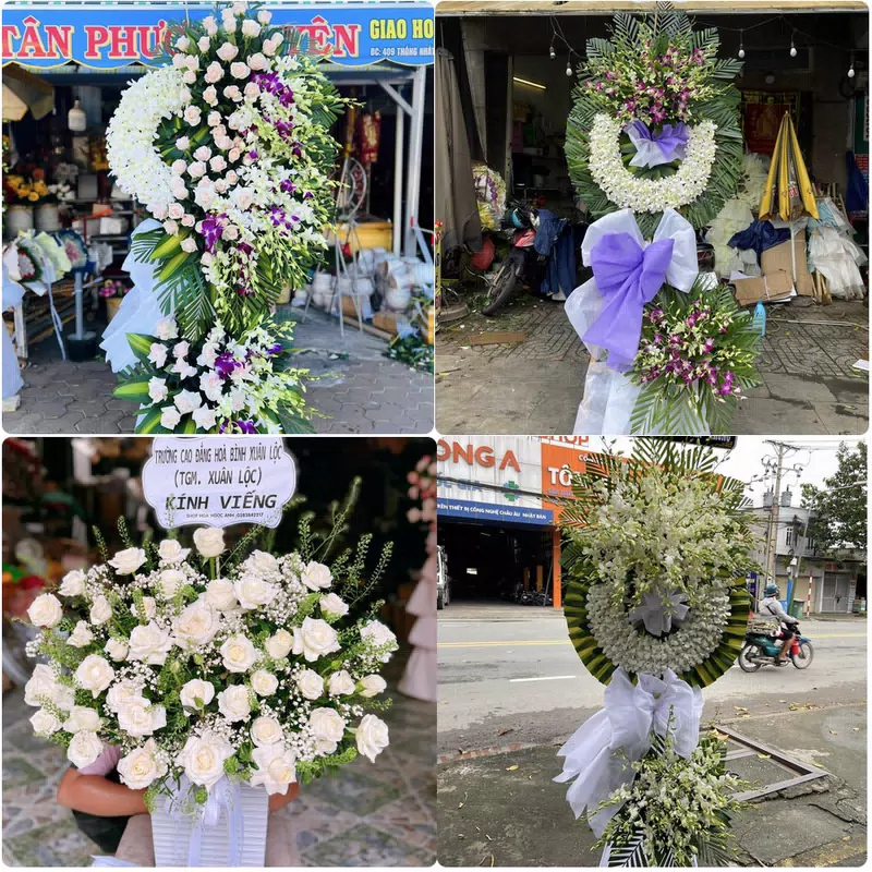 Đặt Hoa Đám Tang Xã Hoà Thuận An Giang