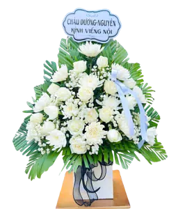 Hoa đám tang 1 tầng - 0261