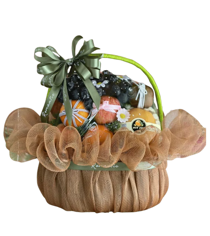 Giỏ trái cây chia buồn - 0160
